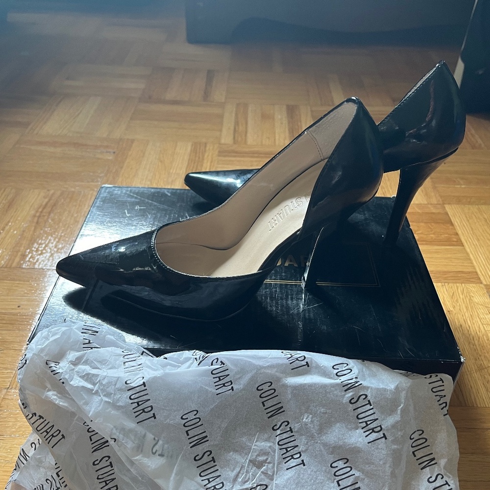 New black Victoria secret high heel shoes